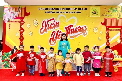 Rộn ràng không khí Tết cổ truyền Bính Ngọ 2026 tại Trường Mầm non Ninh Hòa