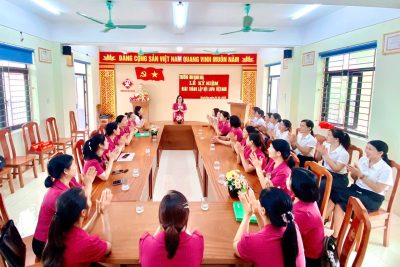 LỄ KỈ NIỆM NGÀY THÀNH LẬP HỘI LHPN VIỆT NAM 20/10 CỦA CBGVNV TRƯỜNG MẦM NON NINH HÒA