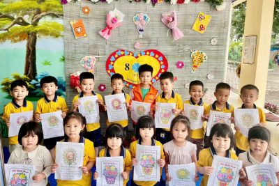 Hoạt động chào mừng ngày Quốc tế Phụ nữ 8/3 tại Trường Mầm non Ninh Hòa