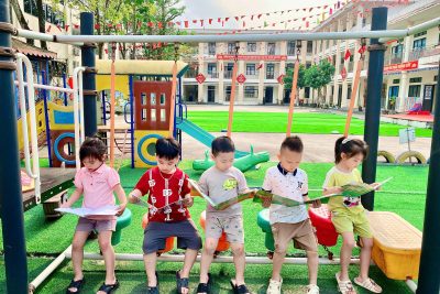 TRƯỜNG MẦM NON NINH HÒA HƯỞNG ỨNG NGÀY SÁCH VÀ VĂN HÓA ĐỌC VIỆT NAM