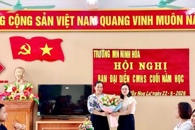 HỘI NGHỊ BAN ĐẠI DIỆN CMHS CUỐI NĂM HỌC 2025-2026